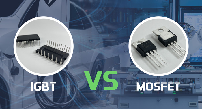 MOSFET vs IGBT, both are voltage controlled transistors